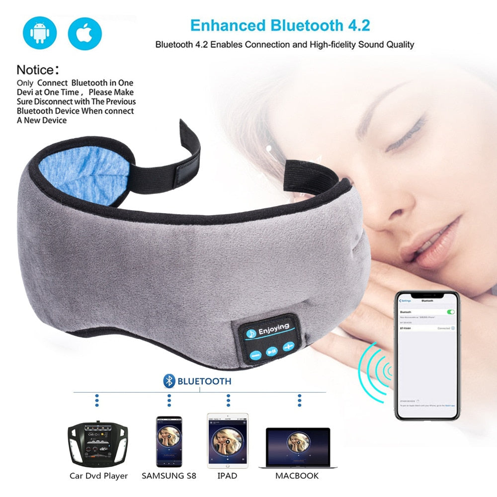 Wireless Stereo Bluetooth Earphone Sleep Mask